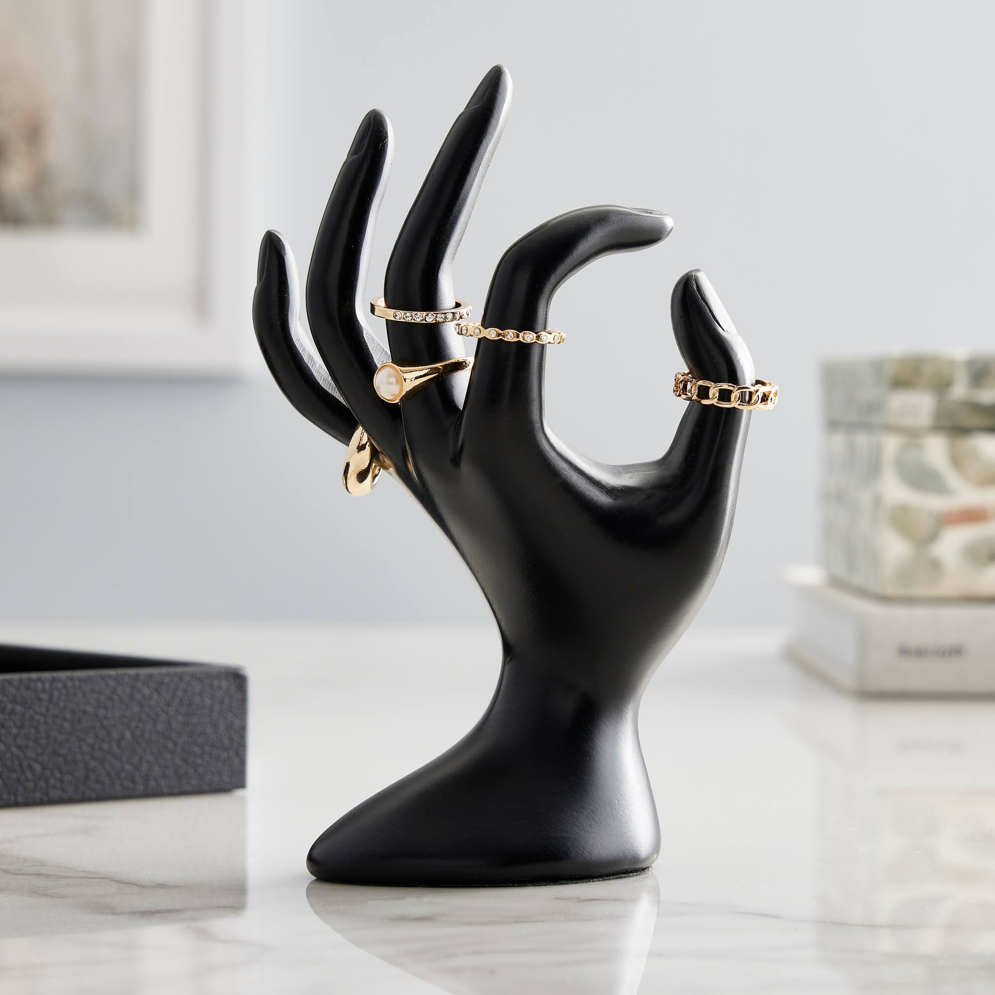 Black Hand Form Display by Bead Landing™